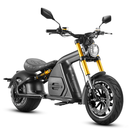 STROLLWHEEL M8S 4000W 72V 40AH Battery Fat Tire Citycoco Motorcycle Ship From USA