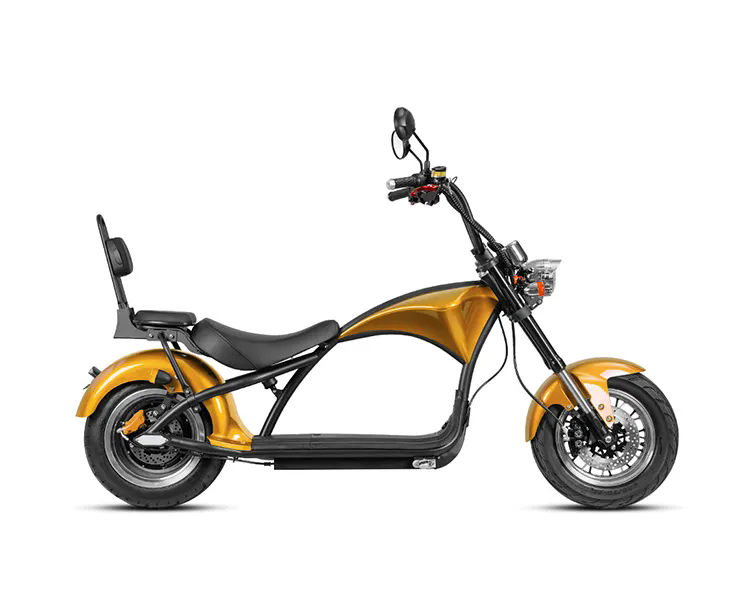 M1 Two Seat 2000W 60V 30Ah Battery Citycoco Chopper Electric Motorcycle, Ship From USA Warehouse