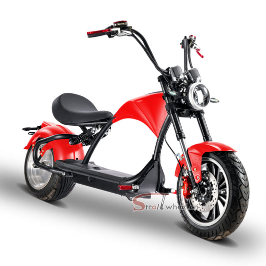 USA Warehouse Stock CP-4 2 Wheel Citycoco Electric Motorcycle 2000W 60V 20AH Battery Citycoco Scooter Chopper