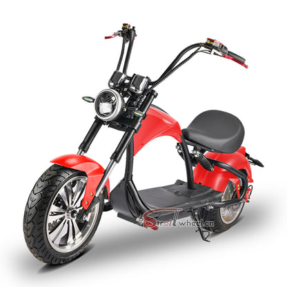 USA Warehouse Stock CP-4 2 Wheel Citycoco Electric Motorcycle 2000W 60V 20AH Battery Citycoco Scooter Chopper