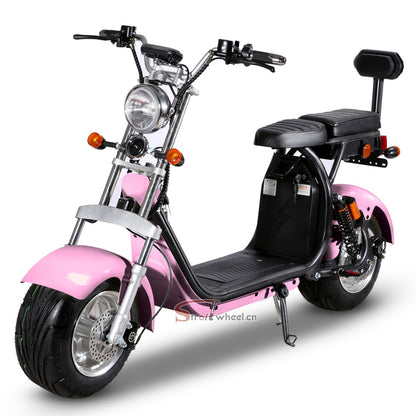 USA Warehouse Stock CP-1.6 Scooter 2 Wheel Citycoco Electric Motorcycle 60V 20AH Battery Chopper Scooter