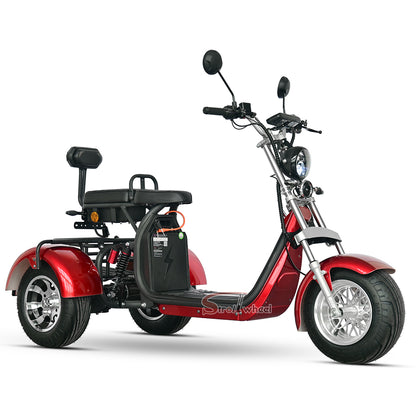 CP-3 2000W 60V 40AH Battery 3 Wheel Tricycle Citycoco Electric Scooter, Ship From EU, EEC/COC, Free Shipping and TAX