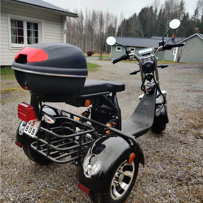 CP-3 2000W 60V 40AH Battery 3 Wheel Tricycle Citycoco Electric Scooter, Ship From EU, EEC/COC, Free Shipping and TAX