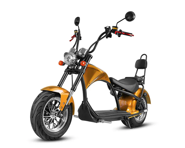 M1 Two Seat 2000W 60V 30Ah Battery Citycoco Chopper Electric Motorcycle, Ship From USA Warehouse