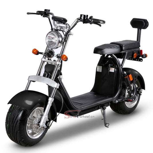 USA Warehouse Stock CP-1.6 Scooter 2 Wheel Citycoco Electric Motorcycle 60V 20AH Battery Chopper Scooter