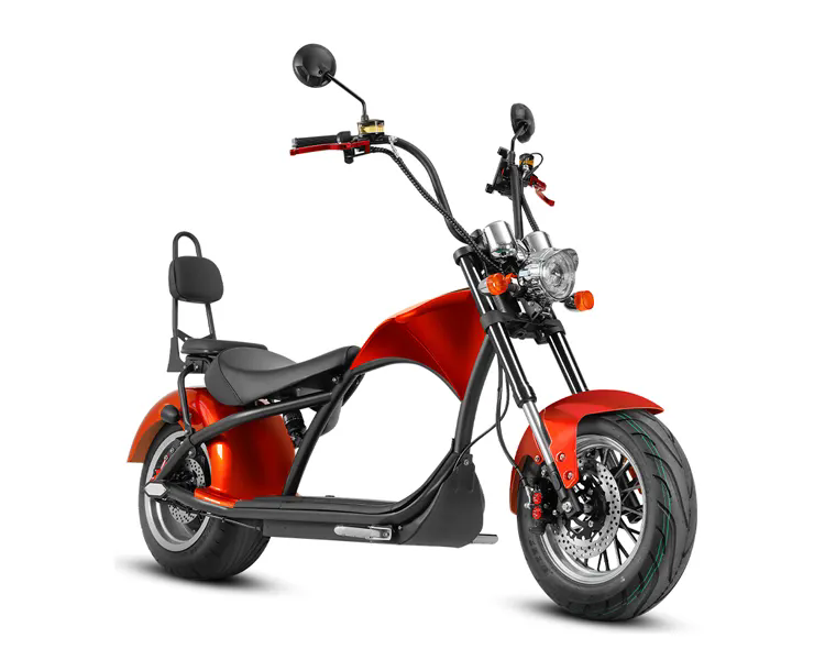 M1 Two Seat 2000W 60V 30Ah Battery Citycoco Chopper Electric Motorcycle, Ship From USA Warehouse