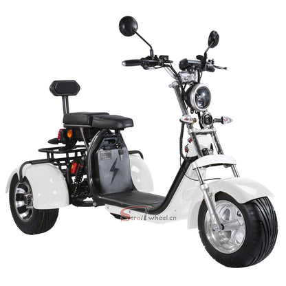 CP-3 2000W 60V 40AH Battery 3 Wheel Tricycle Citycoco Electric Scooter, Ship From EU, EEC/COC, Free Shipping and TAX
