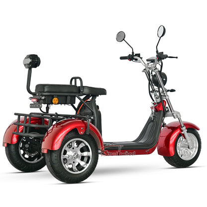 CP-3 2000W 60V 40AH Battery 3 Wheel Tricycle Citycoco Electric Scooter, Ship From EU, EEC/COC, Free Shipping and TAX