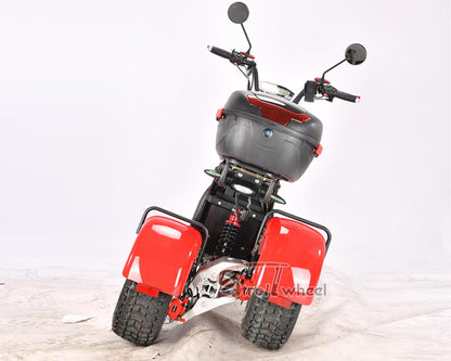 Germany Warehouse Stock CP-7 4000W 60V 55AH Battery With Rear Box Citycoco Tricycle