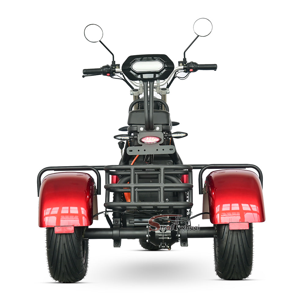 CP-3 2000W 60V 40AH Battery 3 Wheel Tricycle Citycoco Electric Scooter, Ship From EU, EEC/COC, Free Shipping and TAX