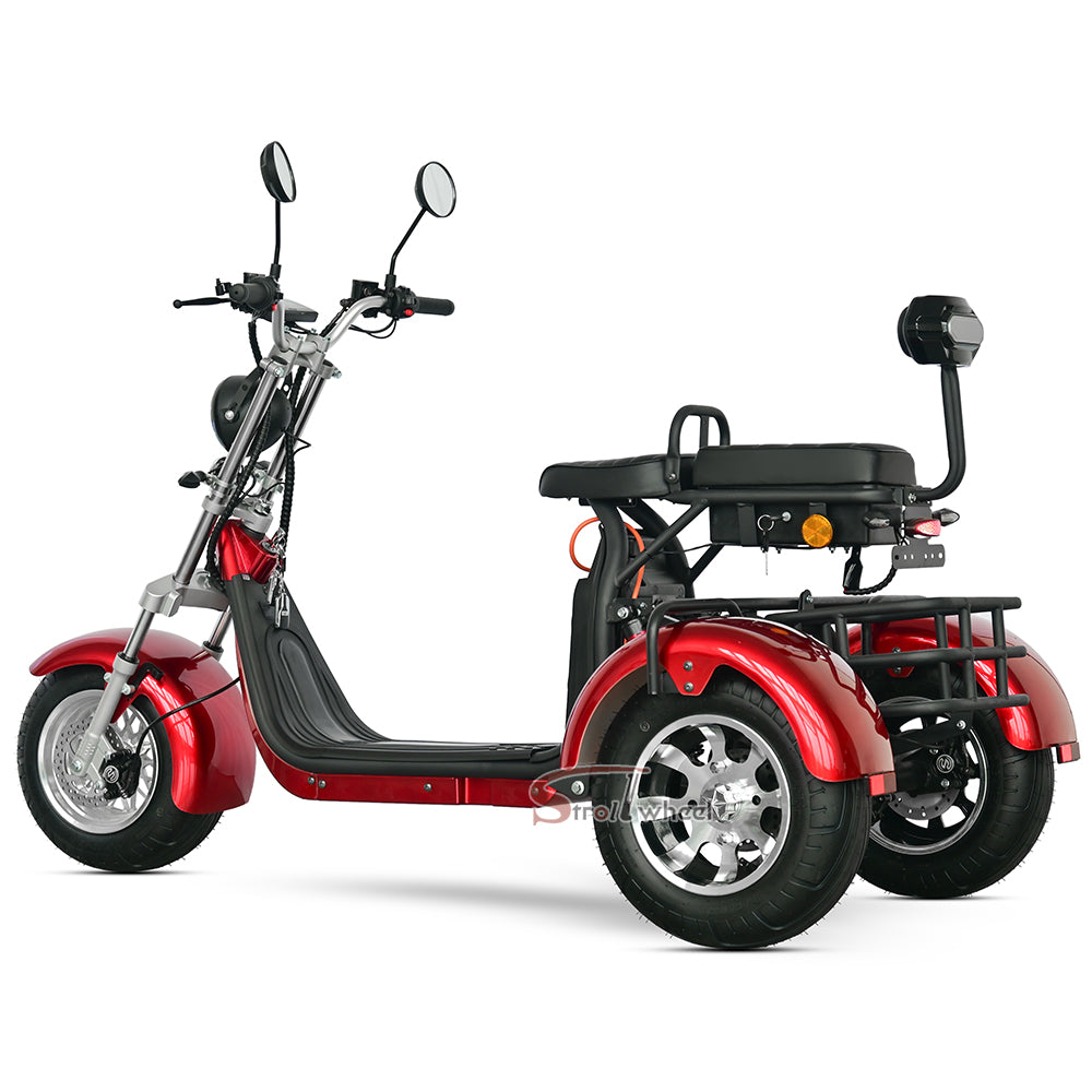 CP-3 2000W 60V 40AH Battery 3 Wheel Tricycle Citycoco Electric Scooter, Ship From EU, EEC/COC, Free Shipping and TAX