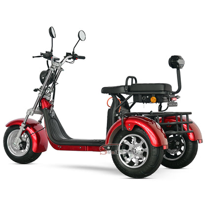CP-3 2000W 60V 40AH Battery 3 Wheel Tricycle Citycoco Electric Scooter, Ship From EU, EEC/COC, Free Shipping and TAX
