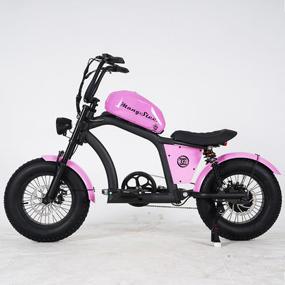EU-Lager Citycoco Mini FT02 500W 48V 15AH Batterie 40km/h Max Geschwindigkeit 2 Rad Elektrische Motorrad