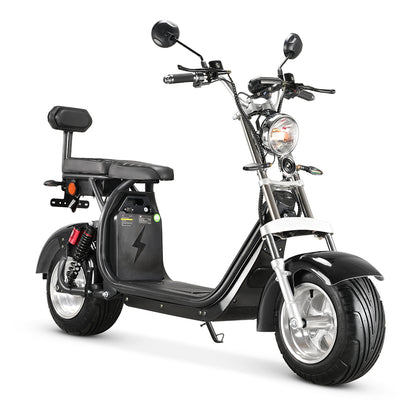 EU Stock CP-1.6 Citycoco 1500W 60V TWO 20Ah Removable Battery Chopper Electric Scooter Motorcyle