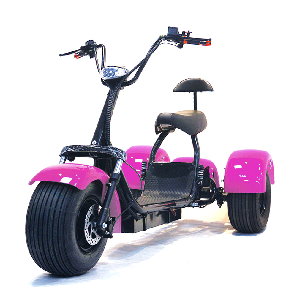 USA Stock ES1003 Citycoco 2000W Tricycle 60V 20AH Battery 3 Wheel Electric Motorcycle Tike Chopper