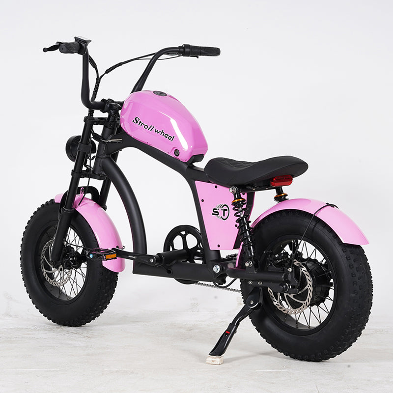 EU-Lager Citycoco Mini FT02 500W 48V 15AH Batterie 40km/h Max Geschwindigkeit 2 Rad Elektrische Motorrad