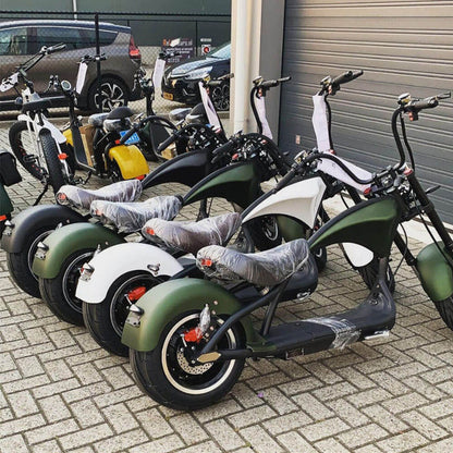 EU-Lager Citycoco Chopper M1P 2000W 60V 30AH Batterie Max Geschwindigkeit 45km/h