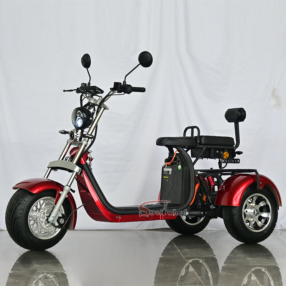 CP-3 2000W 60V 40AH Battery 3 Wheel Tricycle Citycoco Electric Scooter, Ship From EU, EEC/COC, Free Shipping and TAX