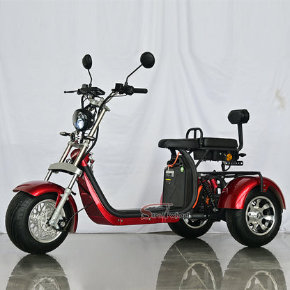 CP-3 2000W 60V 40AH Battery 3 Wheel Tricycle Citycoco Electric Scooter, Ship From EU, EEC/COC, Free Shipping and TAX