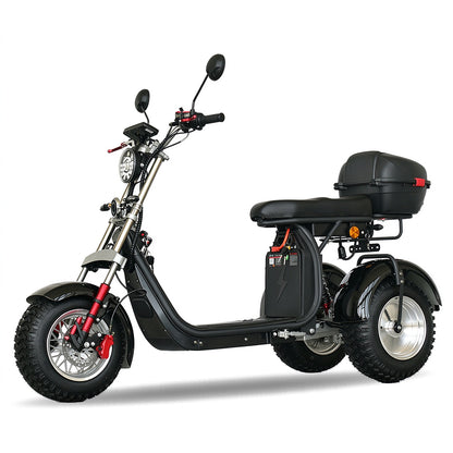 Germany Warehouse Stock CP-7 Tricycle 4000W 60V 55AH Battery With Rear Box 3 Wheel Electric Motorcycle Citycoco Tricycle