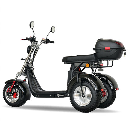 Germany Warehouse Stock CP-7 Tricycle 4000W 60V 55AH Battery With Rear Box 3 Wheel Electric Motorcycle Citycoco Tricycle