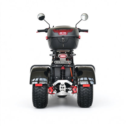 Germany Warehouse Stock CP-7 Tricycle 4000W 60V 55AH Battery With Rear Box 3 Wheel Electric Motorcycle Citycoco Tricycle