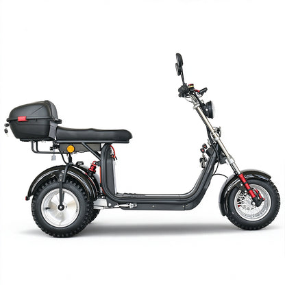 Germany Warehouse Stock CP-7 Tricycle 4000W 60V 55AH Battery With Rear Box 3 Wheel Electric Motorcycle Citycoco Tricycle