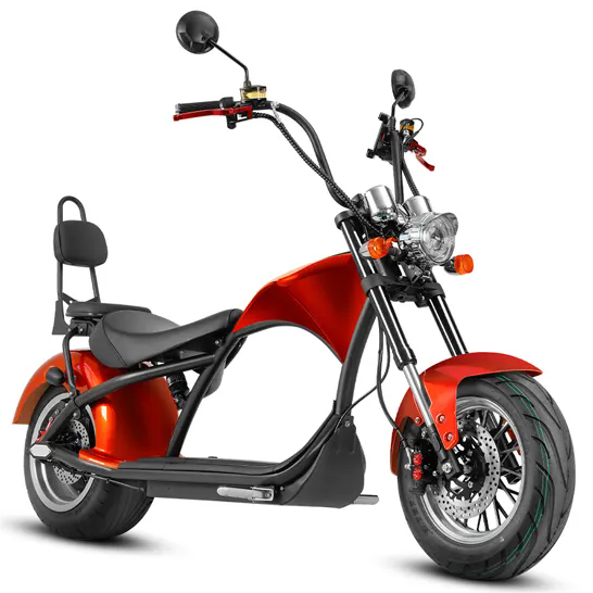 M1 Two Seat 2000W 60V 30Ah Battery Citycoco Chopper Electric Motorcycle, Ship From USA Warehouse