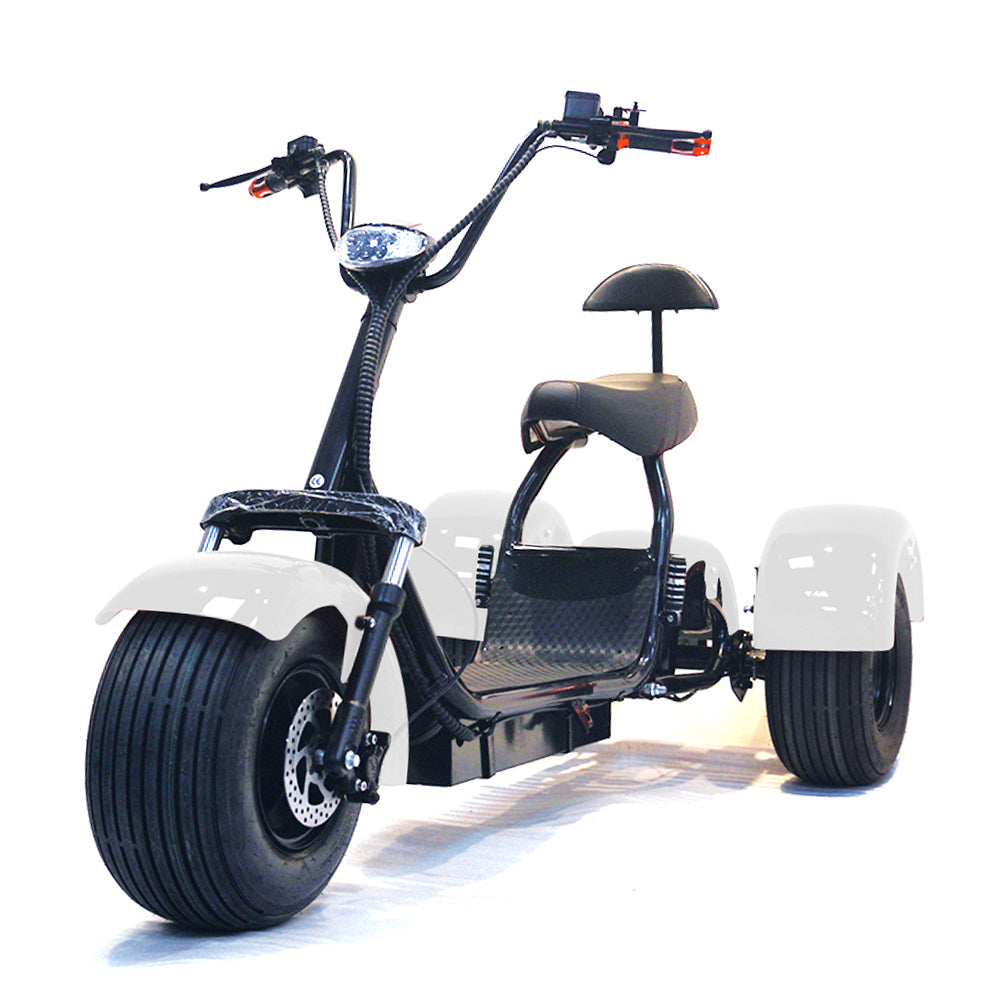 USA Stock ES1003 Citycoco 2000W Tricycle 60V 20AH Battery 3 Wheel Electric Motorcycle Tike Chopper